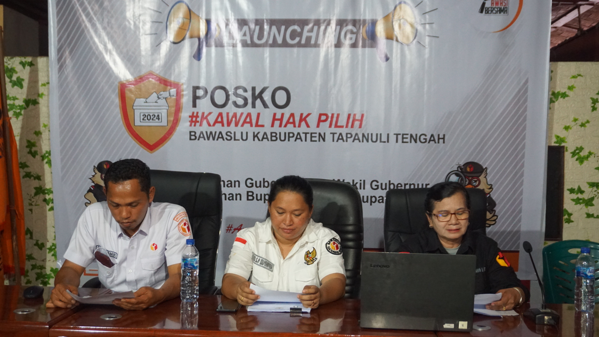Foto Launching Posko Kawal Hak Pilih