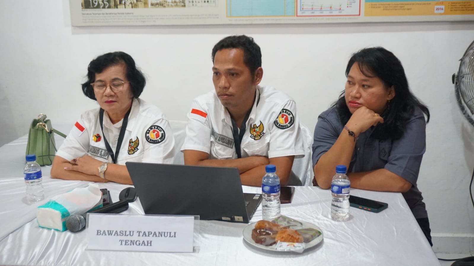 foto : pimpinan Bawaslu Kabupaten Tapanuli Tengah