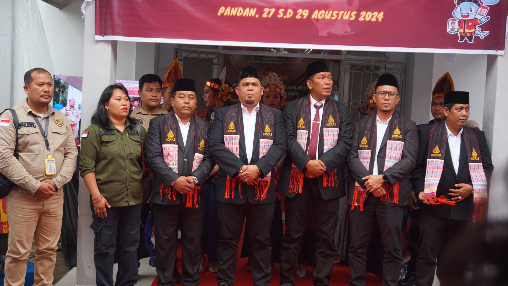 Hari pertama pendaftaran pencalonan Kepala Daerah kab. Tapanuli Tengah