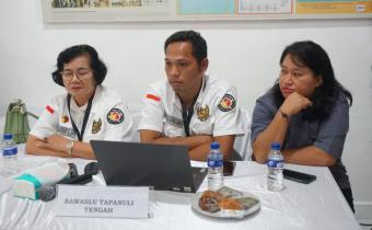 foto : pimpinan Bawaslu Kabupaten Tapanuli Tengah